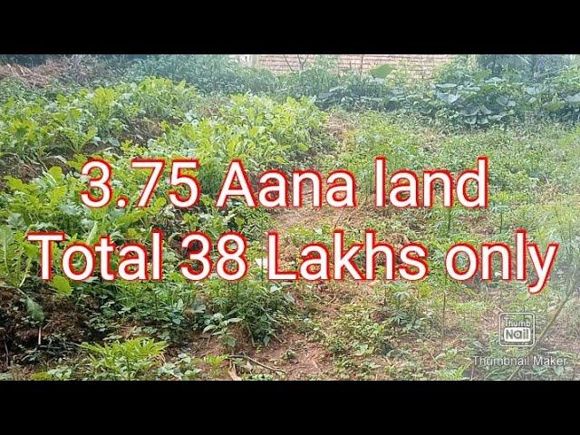 3.75 Aana land, total 38 Lakhs only.