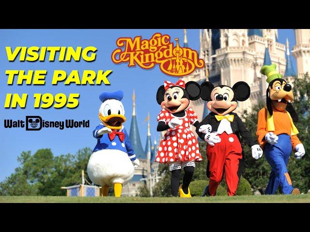 Restored Home Movie: Visiting Magic Kingdom Walt Disney World Florida in 1995