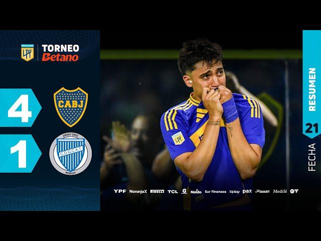 BOCA 4 - 1 GODOY CRUZ I Resumen del partido | #TorneoBetano 2024