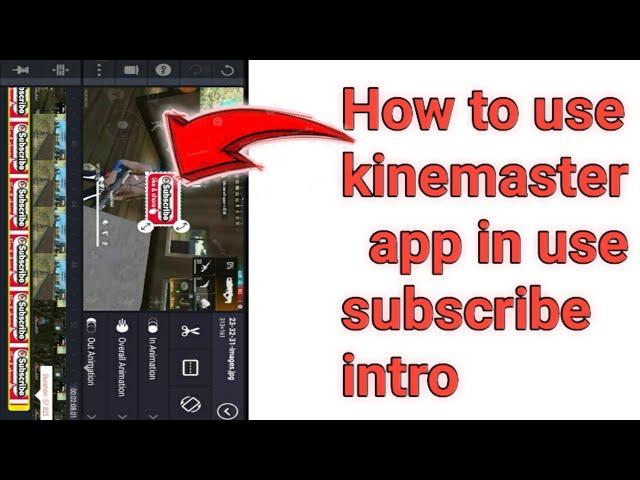 How to kinemaster app in use subscribed intro. bipin tech ||