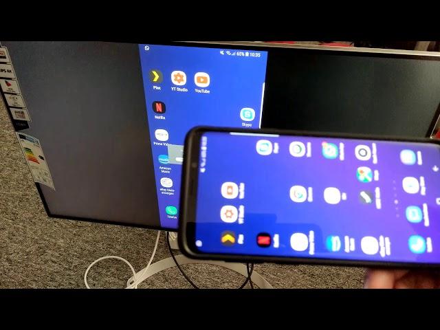 Samsung Handy Bildschirm ganz einfach spiegeln ? Ultrabook an TV ? USB C zu HDMI Adapter Kabel