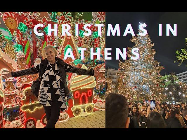 Athens' Christmas Markets & Villages 2024  | 4K | Best Festive Decorations Ever !