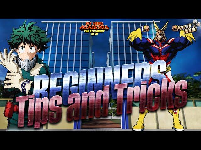 My Hero Academia: The Strongest Hero - Beginner Tips & Tricks! Start off right & Don't waste!