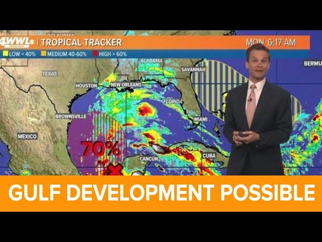 Monday, 6am Tropical Update: High chance for development in the Gulf