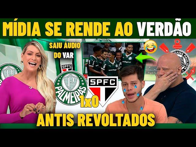 VERDÃO DEIXOU OS ANTIS ENLOUQUECIDOS ! PALMEIRAS 1X0 SÃO PAULO ! NOTICIAS DO PALMEIRAS HOJE