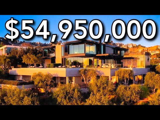 The Most EXPENSIVE Modern Mansion in HOLLYWOOD HILLS