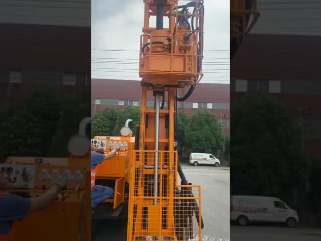 SANROCK SRC800L Hydraulic Chuck Type Core Drill Rig Demonstration