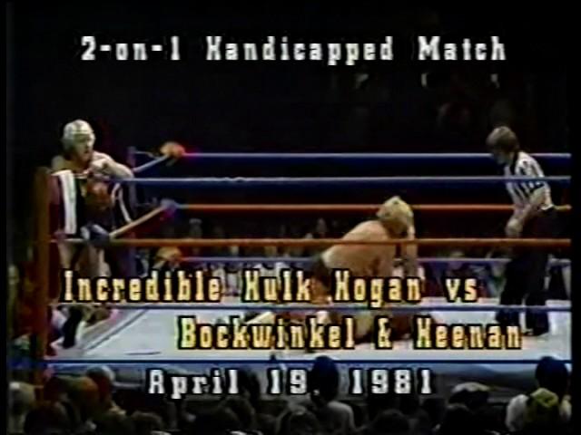 Hulk Hogan vs Nick Bockwinkel & Bobby Heenan