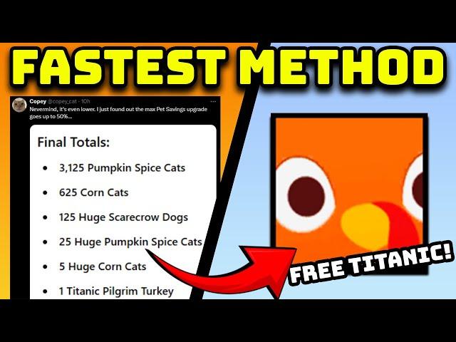 *FAST METHOD* Do THIS Now To Get Your FREE Titanic Turkey In Pet Simulator 99