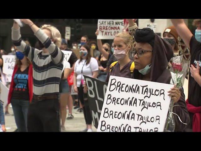 Protesters rally for justice for Breonna Taylor