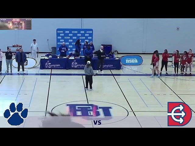 RSEQ Basketball féminin  1/4 finale - Trois-Rivières vs Ch.-Lennoxville (SF03)
