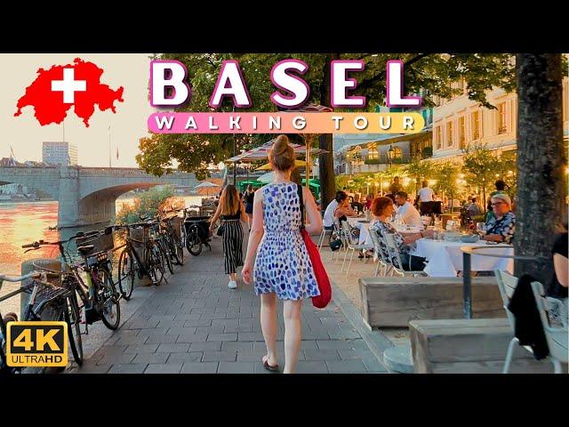 Exploring Basel Switzerland Walking Tour  | Street View in 4K/60fps HDR