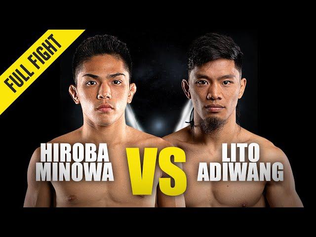 Hiroba Minowa vs. Lito Adiwang | ONE Championship Full Fight