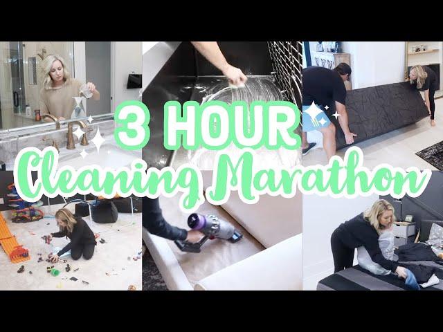 MEGA 3 HOUR CLEANING MARATHON | HOURS OF CLEANING MOTIVATION | HOMEMAKING INSPIRATION 2021