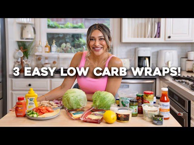 3 High Protein Wrap Ideas! Perfect for Meal Prep, Low Carb, Keto