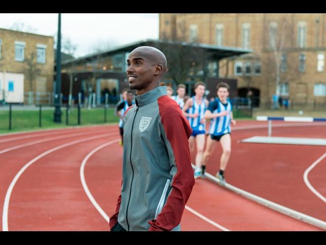 Sir Mo Farah talks about his time at St Mary's