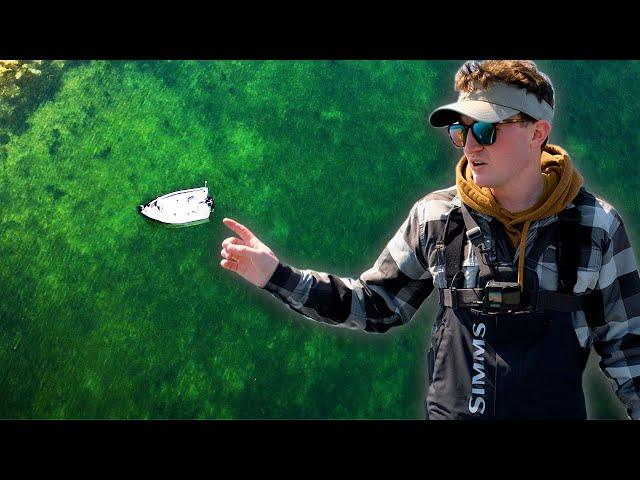 Can I Catch A Bass The Day The Ice Is Out? (Crystal Clear Water)