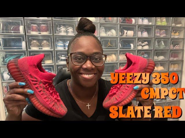 The most comfortable sneaker yet Yeezy 350 V2 CMPCT Red Slate|REVIEW|ON Foot