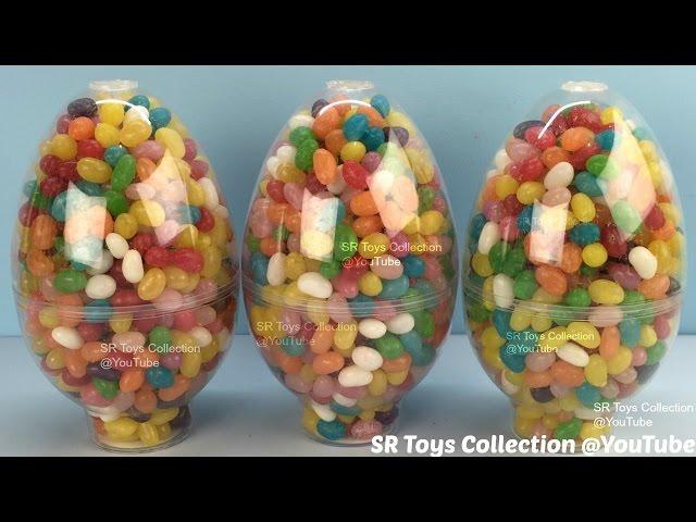 Jelly Beans Surprise Eggs The Secret Life of Pets Anna Stamp The Zelfs Avengers Hulk Snow White Toys