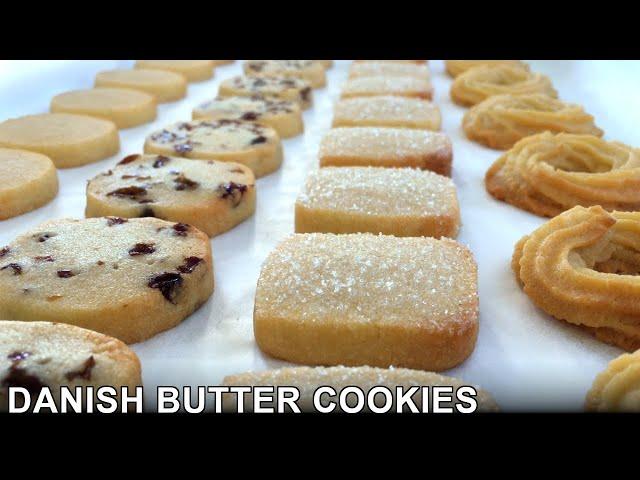 Melt In Your Mouth Butter Cookies | Danish Butter Cookies Recipe | 쉬운 베이킹