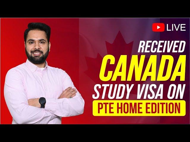 Canada Study Visa on PTE Home Edition | Live Session By Gurpreet Wander | Canada Student Visa