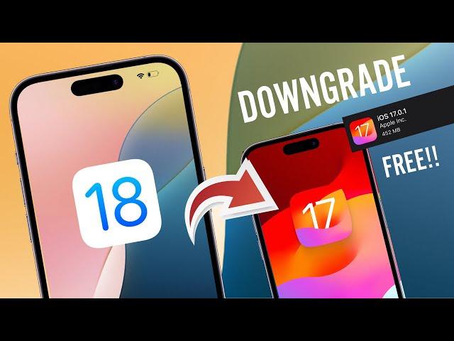 How To Downgrade iOS 18 To 17 Without Data Loss | Downgrade iOS 18 Beta To 17 | Downgrade iOS 18 |