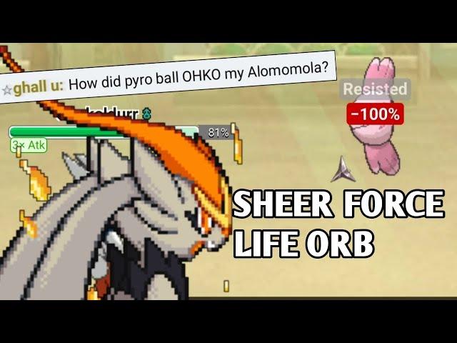 SHEER FORCE LIFE ORB CINDERACE IS STRONGER THAN LIBERO IN FRANTIC FUSIONS