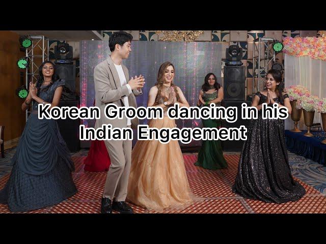 Indian Korean Marriage dance video | Korean Groom dances in his Indian marriage | mylovefromkorea