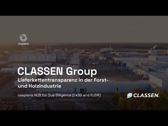 Lieferkettentransparenz in der Forst- und Holzindustrie: CLASSEN Group