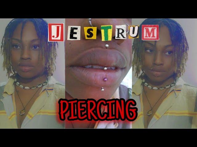 DOING MY JESTRUM PIERCING at home (not a tutorial)