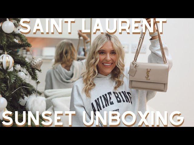 YSL Sunset Bag Review - Saint Laurent Sunset Medium Bag Unboxing