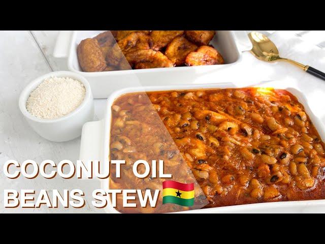 COCONUT OIL BEANS STEW || HOW TO MAKE BEANS STEW || BEE'SKITCHEN
