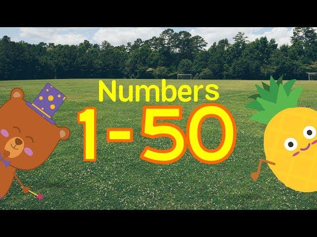 Number counting 1 to 50 | Kids Number counting