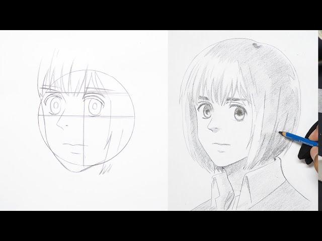 How To Draw Armin Arlert Easy - Attack on Titan (Shingeki no Kyojin)