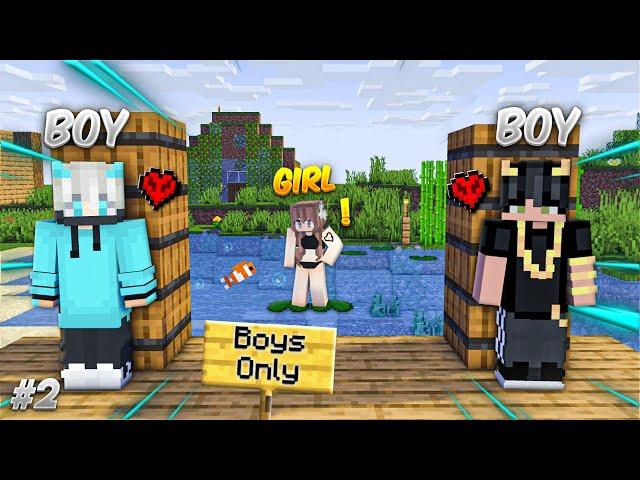 I Started War in 'BOYS ONLY' Minecraft Server! as GIRL | #2