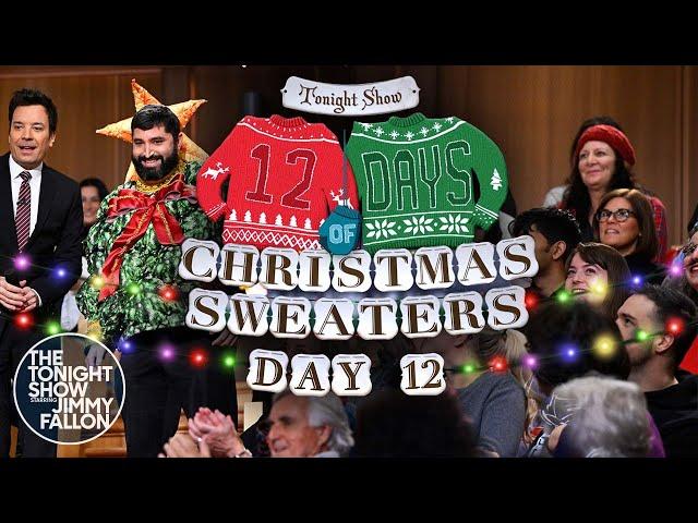 12 Days of Christmas Sweaters 2024: Day 12 | The Tonight Show Starring Jimmy Fallon