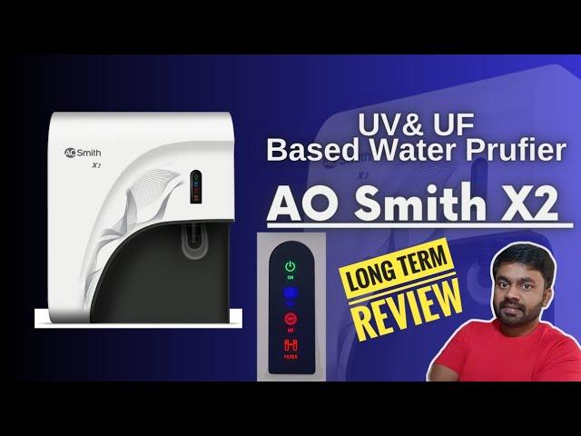 AO Smith X2 UV Ultra Violet + UF Ultra Fine Black 5 liter water Prufier || AO Smith Water prufier