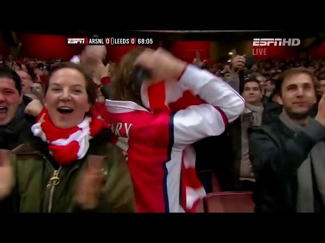 The Return of the King Henry Arsenal vs  Leeds Jan 2012