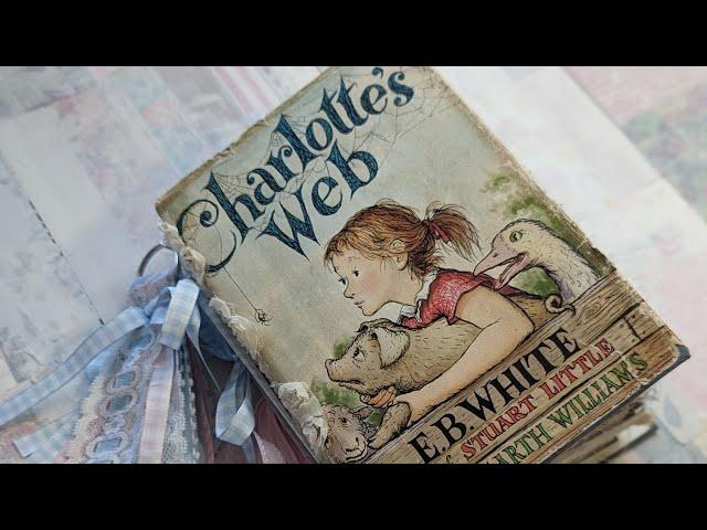 Charlotte's Web Handmade Junk Journal Flip Through