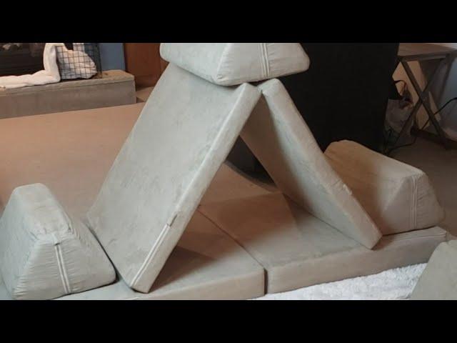 Unboxing The Flip Kid's Couch! #kidscouch #flipcouch #nugget #forts #playcouch #instock