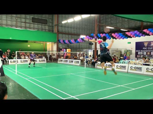 Open MD QF | Mark Anthony Velasco VS Jewel Angelo Albo | PBC V Badminton Open 2023