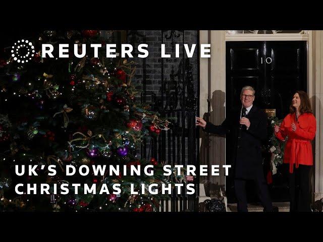 LIVE: Keir Starmer switches on the Downing Street Christmas lights