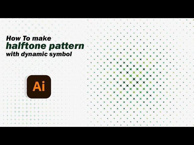 Create Halftone Pattern with Dynamic Symbol in Illustrator  By Digital Graphic