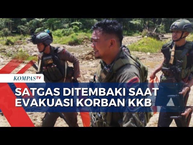 Detik-Detik Baku Tembak Satgas Damai Cartenz dengan KKB di Yahukimo