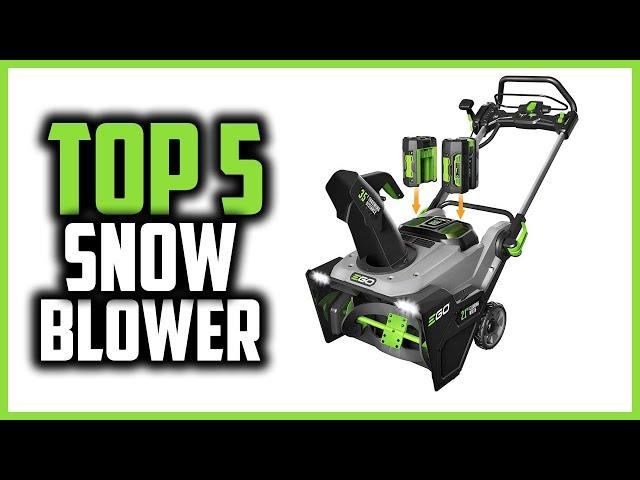 Top 5 Best Snow Blower for Heavy Snow in 2024