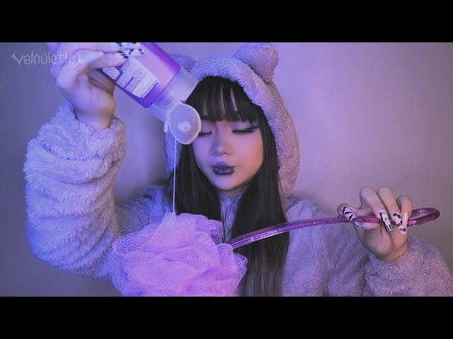 ASMR. giving you a warm and cozy bath (because you stink) ‍️🫧