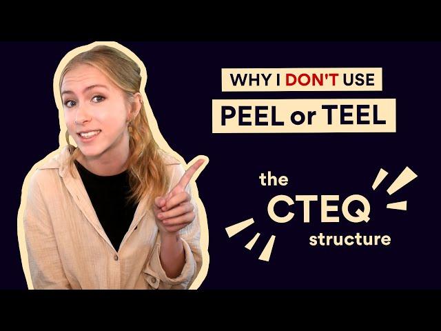 Why I don't use PEEL / TEEL essay structures