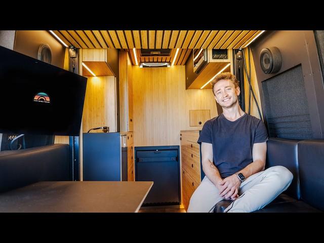 Ultimate van build - Apartment on wheels w/ Elevator bed