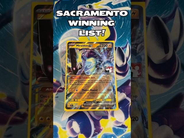 2024 Sacramento Regional Winning Miraidon Deck List!