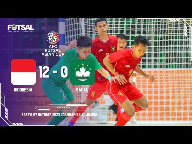 INDONESIA BANTAI MACAU DI AFC FUTSAL ASIAN CUP DENGAN SKOR 12-0!!!